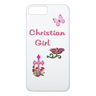 Capa iPhone 8 Plus/7 Plus Menina Cristã 