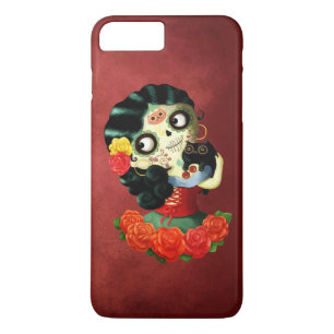 Capa iPhone 8 Plus/7 Plus Menina de Catrina do mexicano de Diâmetro de Los