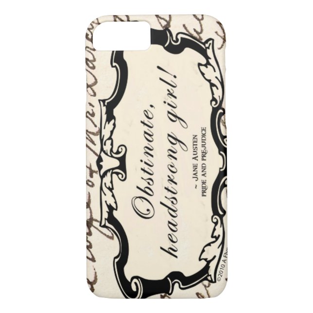 Capa Para iPhone, Case-Mate Menina obstinado obstinado (Verso)