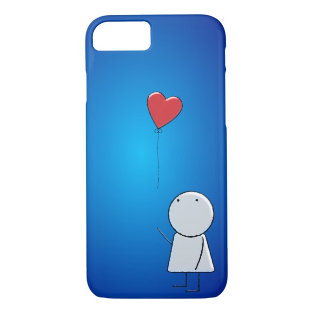 Capa Para iPhone, Case-Mate Menino e Balão (Verso)