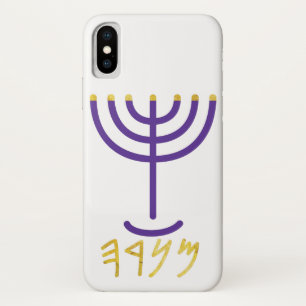 Capa Para iPhone Da Case-Mate Menorah Paleo Hebraico