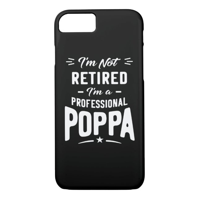 Capa Para iPhone, Case-Mate Mens, não estou aposentado. Sou um Presente profis (Verso)