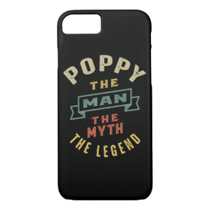 Capa iPhone 8/ 7 Mens Poppy O Homem Mito Legenda Que Padre Dotou