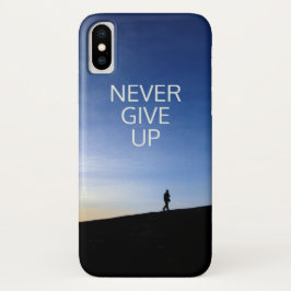 Capa Para iPhone Da Case-Mate Mensagem Inpiracional, Nunca Desista,