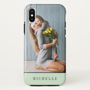 Capa Para iPhone Da Case-Mate Menta Fotomonograma vertical personalizado