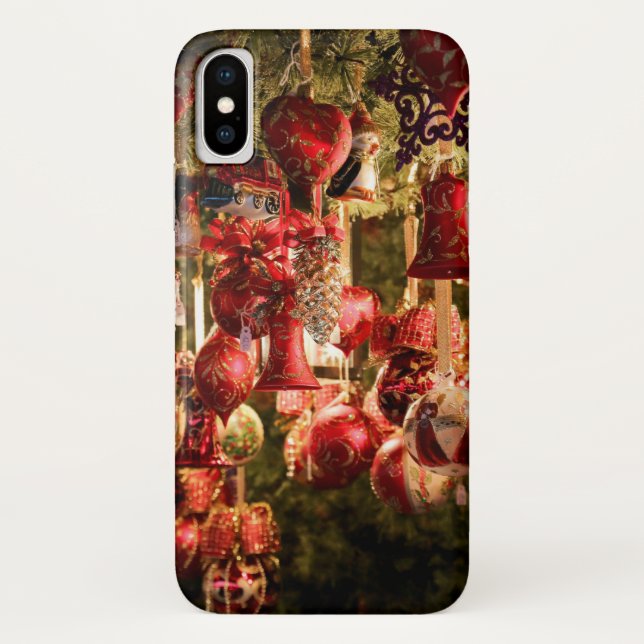 Capa Para iPhone, Case-Mate Mercado de Natal (Verso)