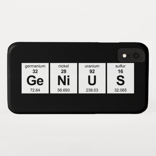 Capa Para iPhone, Case-Mate Mesa periódica do gênio (Verso (Horizontal))
