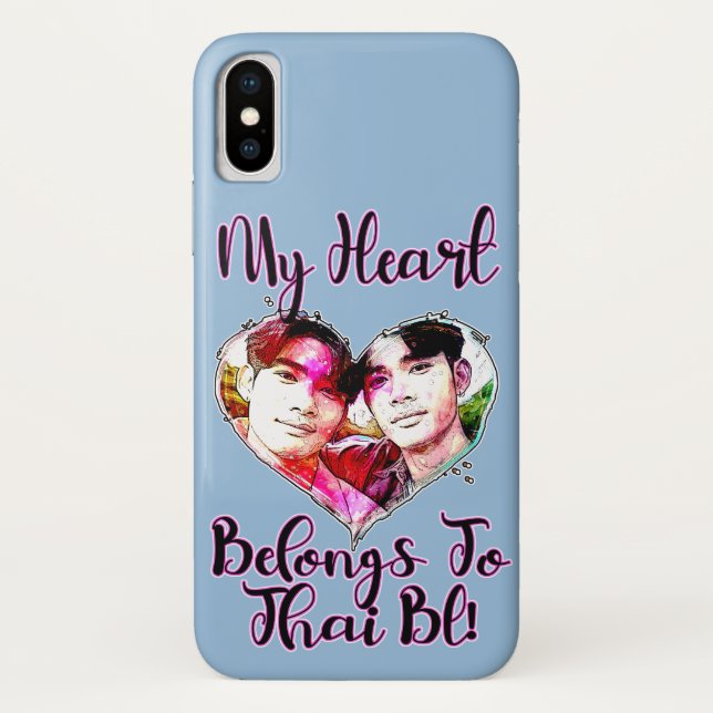 Capa Para iPhone, Case-Mate Meu Coração Pertence A Thai BL (Verso)