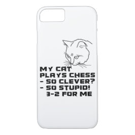Capa Para iPhone Da Case-Mate Meu Gato Joga Xadrez