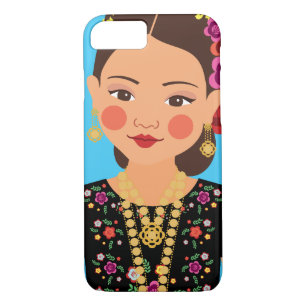 Capa iPhone 8/ 7 Mexicano, Tehuana Matryoshka Case