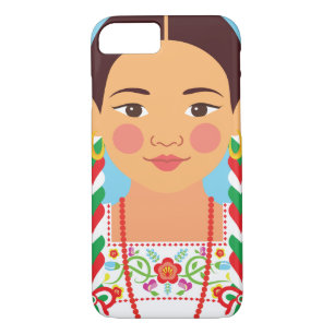 Capa iPhone 8/ 7 México, China Poblana Matryoshka Case