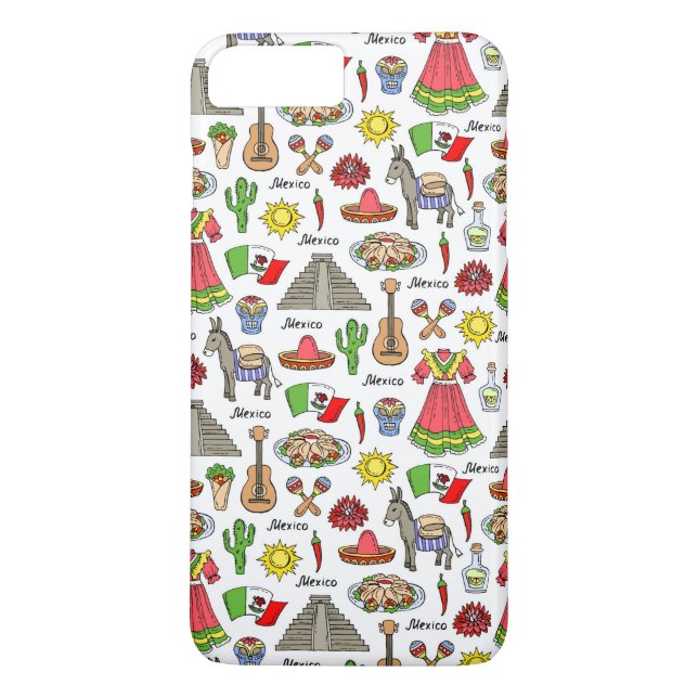 Capa Para iPhone, Case-Mate México| Padrão de símbolos (Verso)