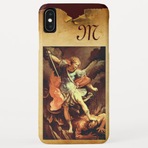 Capa Para iPhone XS Max Michael, o Monograma do Arcanjo