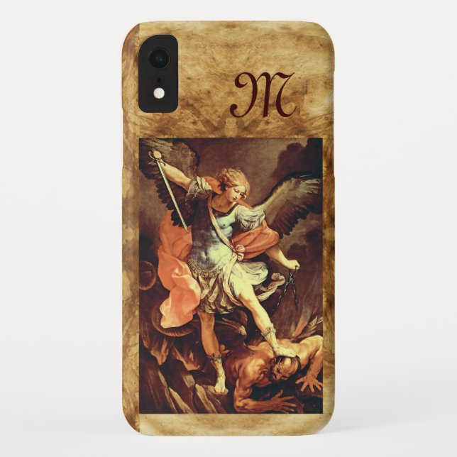 Capa Para iPhone, Case-Mate Michael, o Monograma do Arcanjo (Verso)