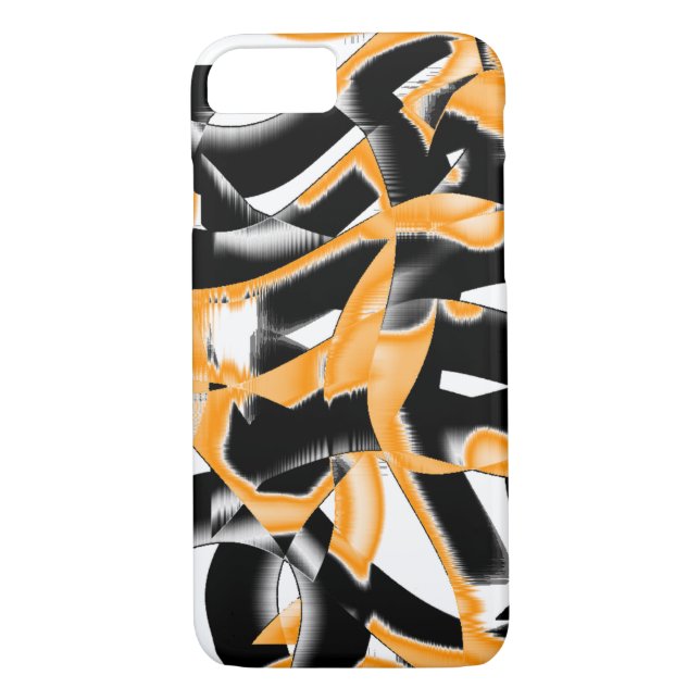 Capa Para iPhone, Case-Mate Mídia estranha de fitas queimadas, arranhão branco (Verso)