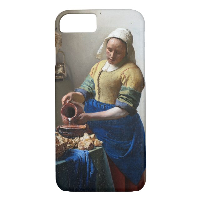 Capa Para iPhone, Case-Mate Milkmaid, Johannes Vermeer, 1657-1658 (Verso)