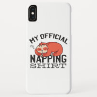 Minha camisa oficial para soneca - Preguiça pregui