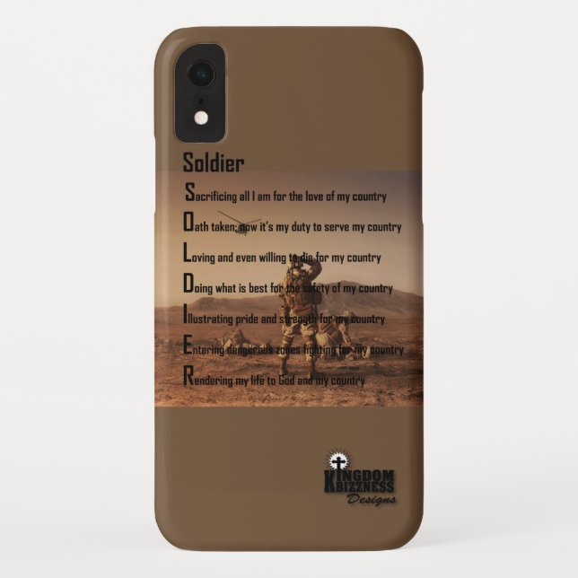 Capa Para iPhone, Case-Mate Minha coleção militar (Verso)