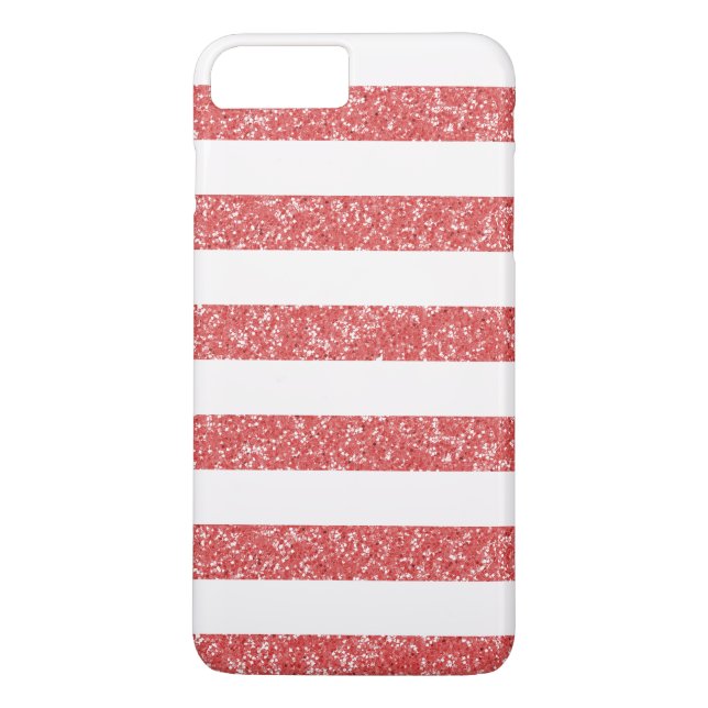 Capa Para iPhone, Case-Mate Minúscula Glitter de Procura de Sparkle Stripes iP (Verso)