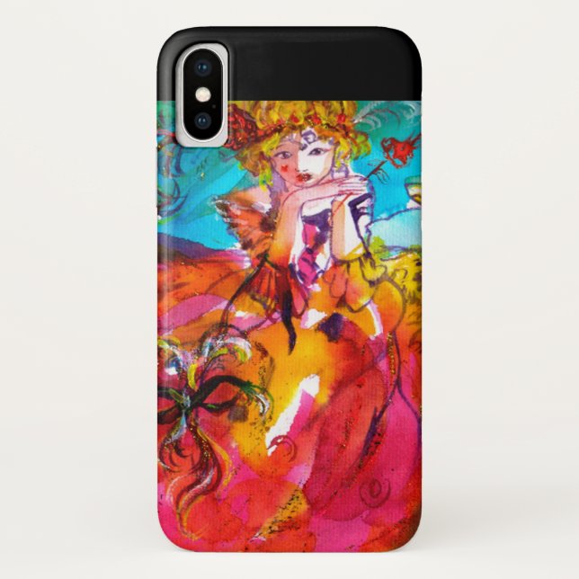 Capa Para iPhone, Case-Mate MIRANDOLINA/Máscaras de Carnaval Veneza (Verso)
