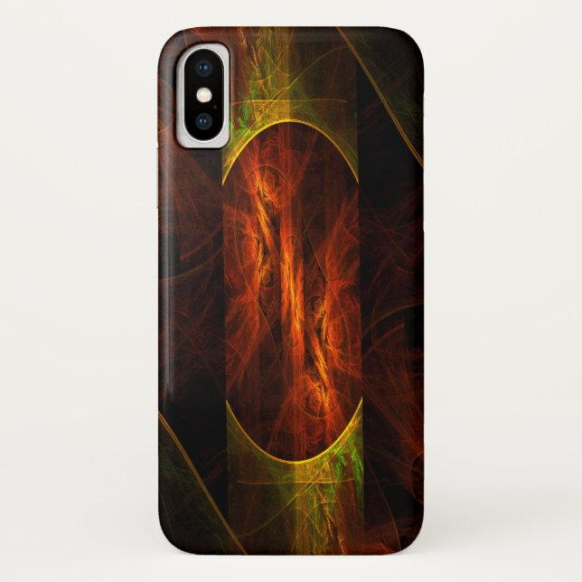 Capa Para iPhone, Case-Mate Mística Abstrato da selva (Verso)