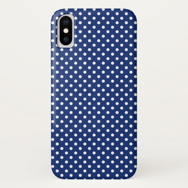Capa Para iPhone, Case-Mate Modele com bolinhas brancas 2 (Verso)