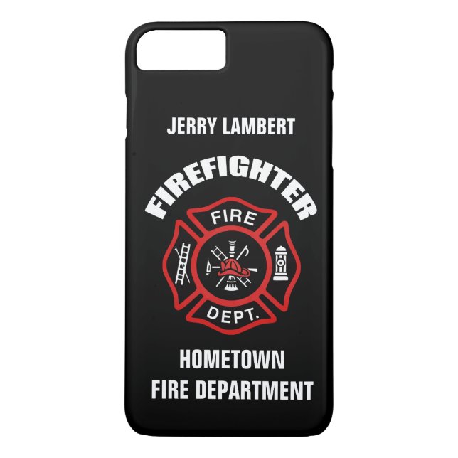 Capa Para iPhone, Case-Mate Modelo de Nome do Bombeiro (Verso)