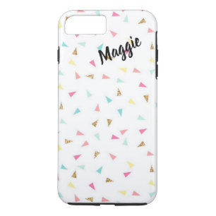 Capa iPhone 8 Plus/7 Plus Modelo de padrão Pastel Confetti