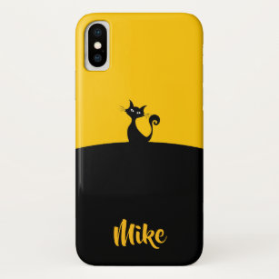 Capa Para iPhone Da Case-Mate Modelo preto & amarelo do animal de estimação