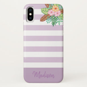 Capa Para iPhone Da Case-Mate Modern Boho Floral e Stripes
