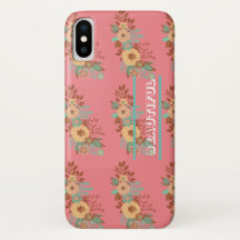 Modern Boho Floral Rosa