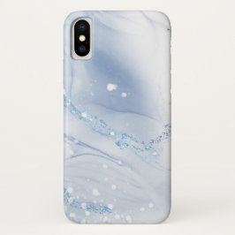 Capa Para iPhone Da Case-Mate Modern Stone Dusty Blue Marble