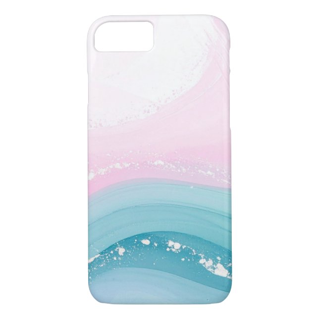 Capa Para iPhone, Case-Mate Modern Stone Dusty Blue Marble (Verso)
