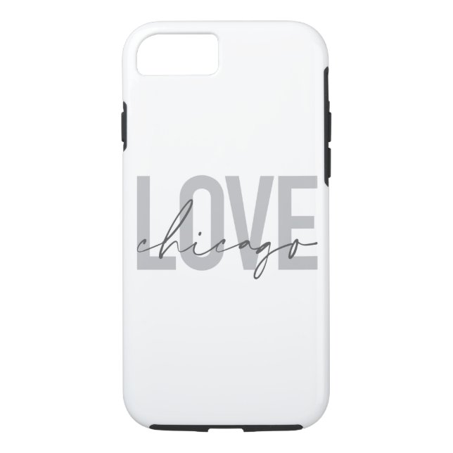 Capa Para iPhone, Case-Mate Moderno, legal, simples, mínimo, design Love Chica (Verso)