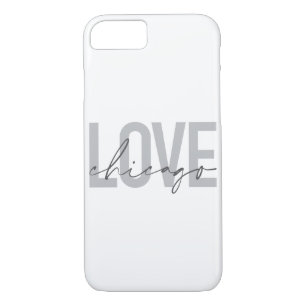 Capa iPhone 8/ 7 Moderno, legal, simples, mínimo, design Love Chica