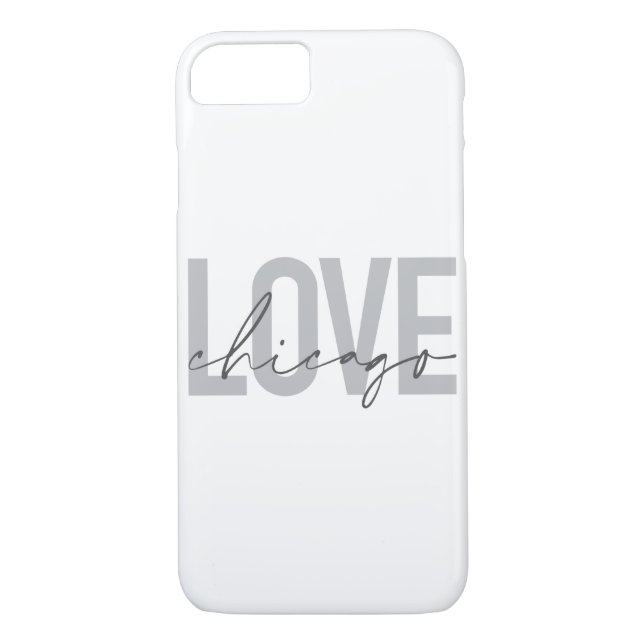 Capa Para iPhone, Case-Mate Moderno, legal, simples, mínimo, design Love Chica (Verso)