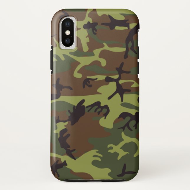 Capa Para iPhone, Case-Mate Moisés Green Camo (Verso)