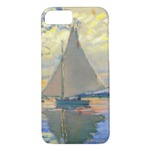 Capa iPhone 8/ 7 Monet Sailboat no Le Petit-Gennevilliers