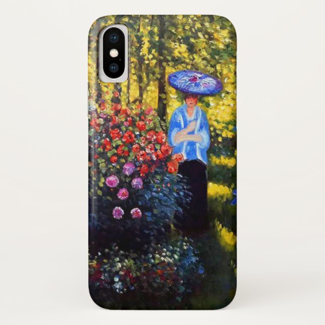Capa Para iPhone, Case-Mate Monet Woman com Parasol no Jardim (Verso)