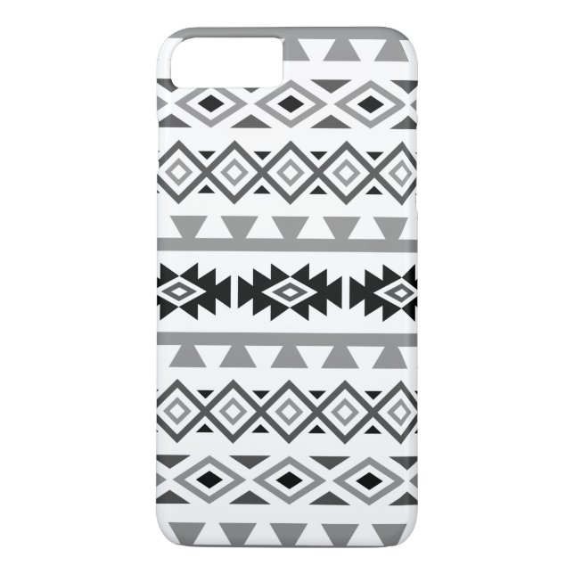 Capa Para iPhone, Case-Mate Monochrome estilizado asteca do teste padrão II do (Verso)
