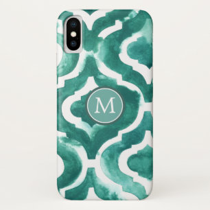 Capa Para iPhone Da Case-Mate Monograma  Aquamarine Motif IV