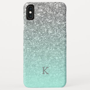 Capa Para iPhone Da Case-Mate Monograma azul ombre azul-turquesa