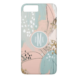 Capa Para iPhone Da Case-Mate Monograma  Blush e Dourado I