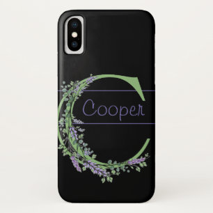 Capa Para iPhone Da Case-Mate Monograma C Lavanda Eucalipto