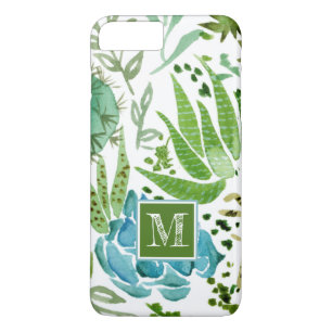 Capa iPhone 8 Plus/7 Plus Monograma Campo I Suculento