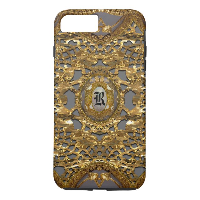 Capa Para iPhone, Case-Mate Monograma Chic Elegante (Verso)