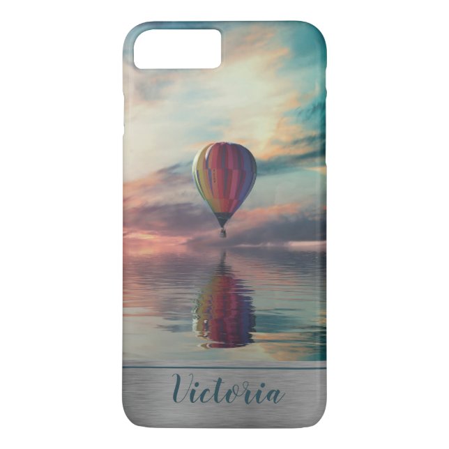 Capa Para iPhone, Case-Mate Monograma de Balão de Ar Quente (Verso)