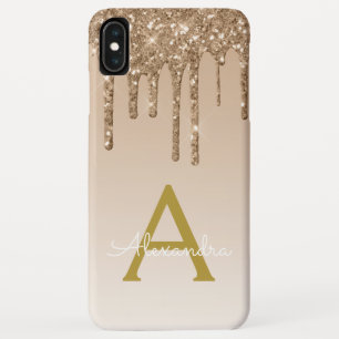 Capa Para iPhone Da Case-Mate Monograma de Brilhante de Luxo Dourado