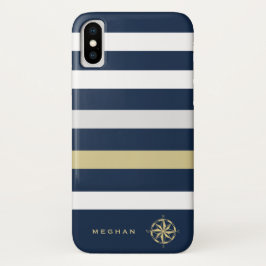 Capa Para iPhone Da Case-Mate monograma de bússolas náuticas