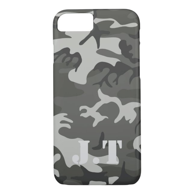 Capa Para iPhone, Case-Mate Monograma de Padrão de Camuflagem Urbana (Verso)